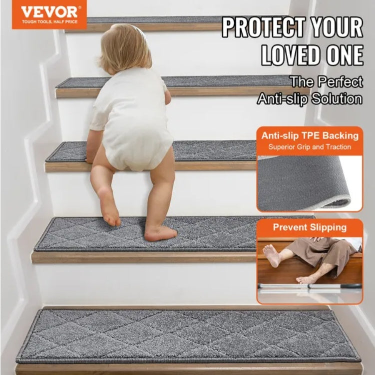 Crystal  Indoor Stair Runner Anti Slip