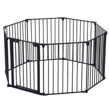 Crystal Safety Gate 8 Panels Play Yard