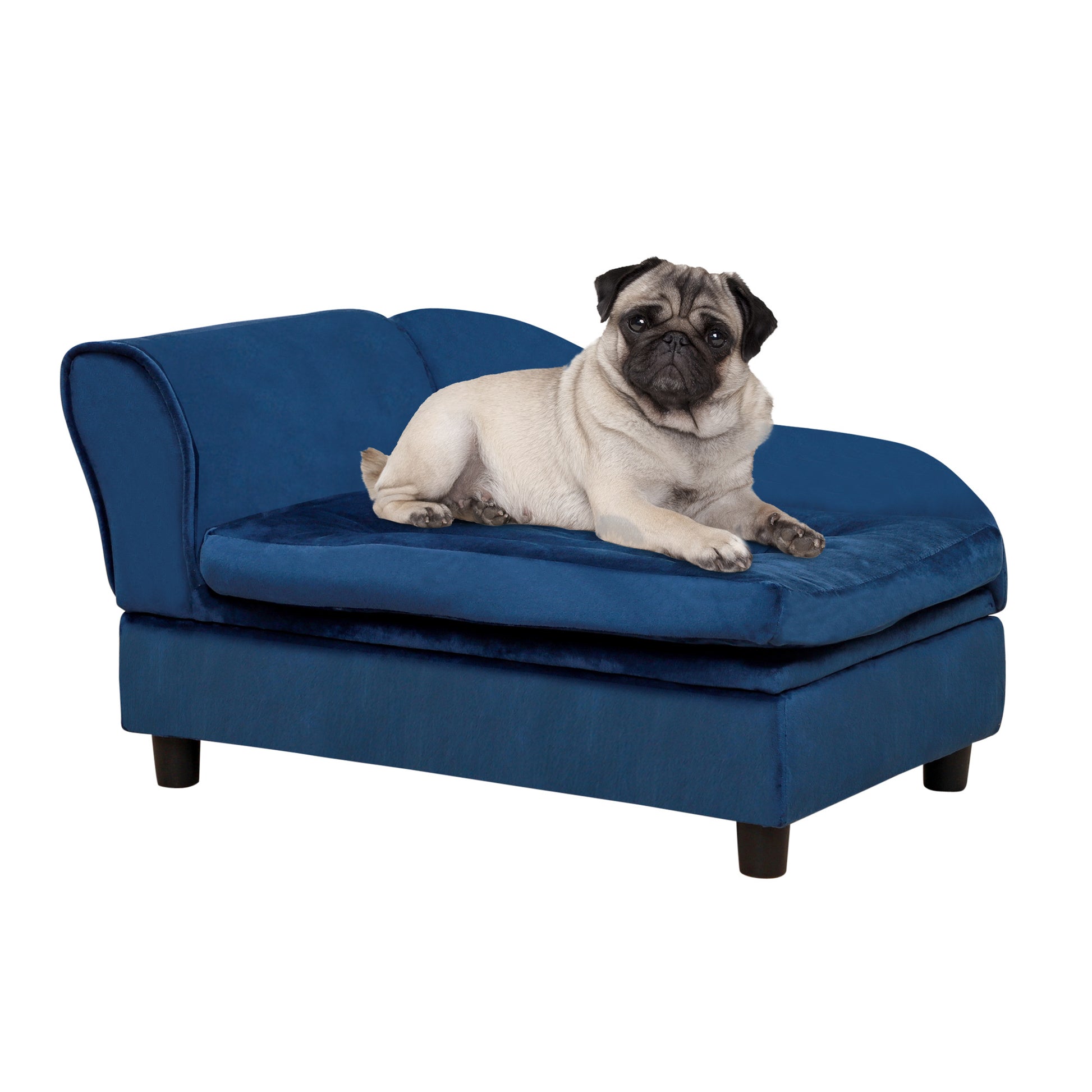 Crystal Luxury Small Dog Bed With Hidden Storage
