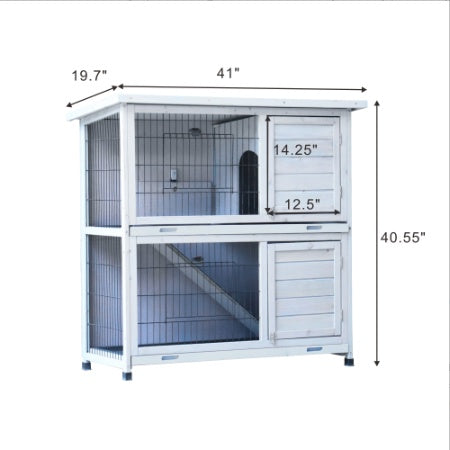 Crystal  2-Story Rabbit Cage