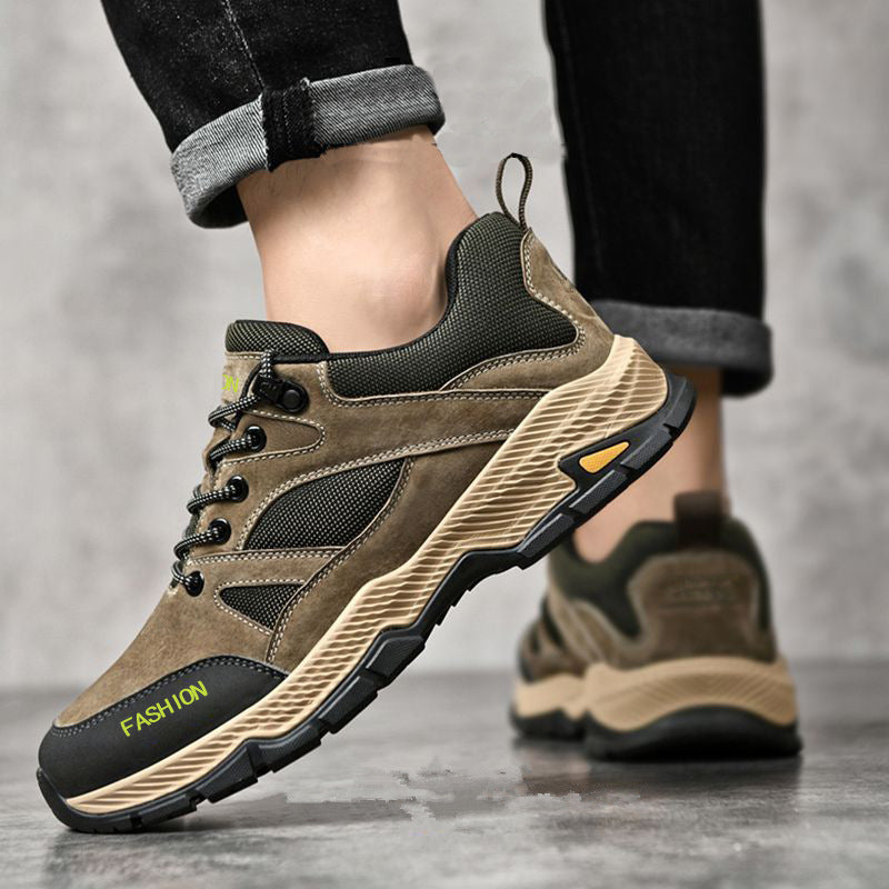 Crystal Men's Sports Fashionable Outdoor Platform Hiking Shoes