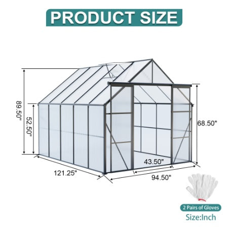 Crystal  Walk-in Greenhouses