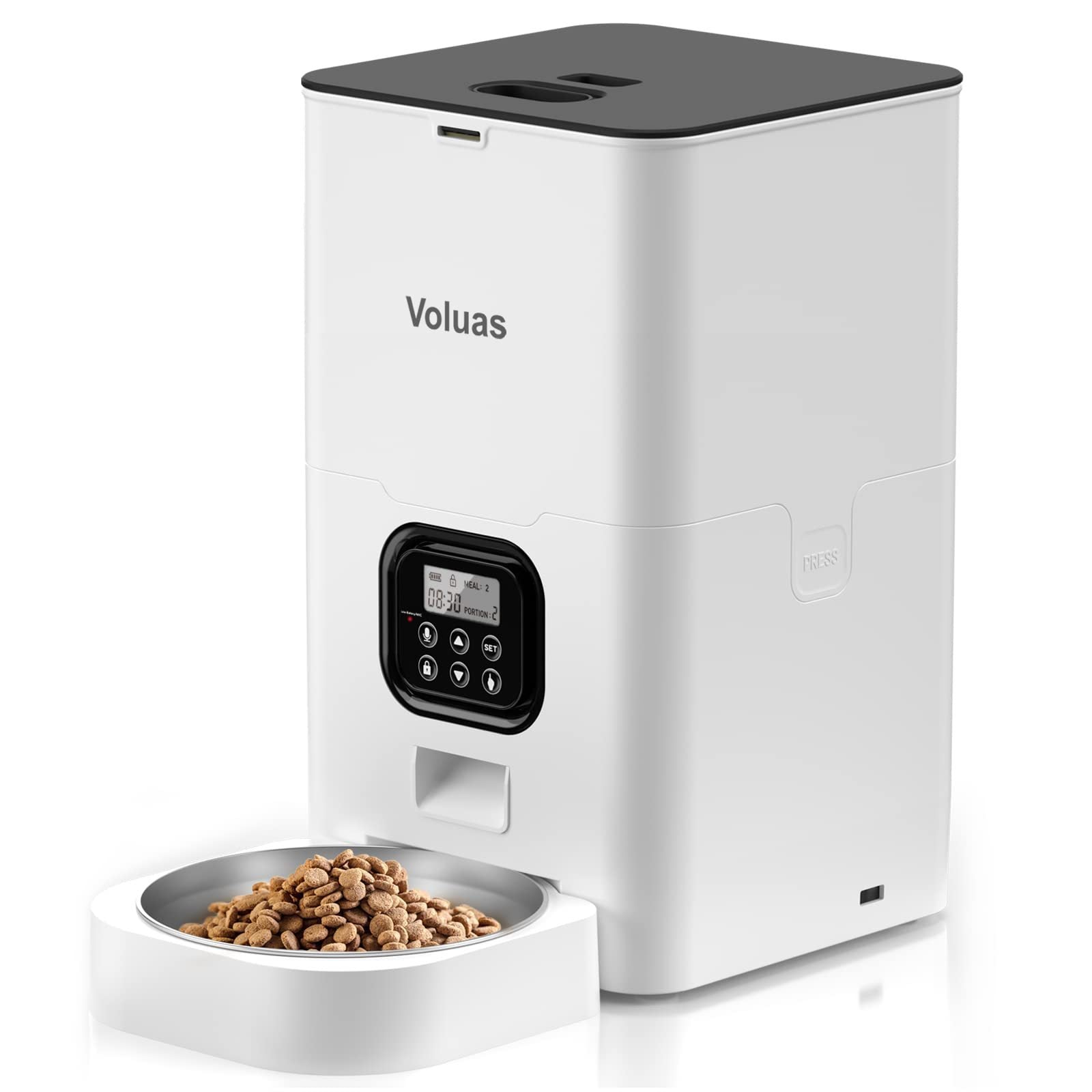 Crystal Pet Intelligent Automatic Double Meal Feeder