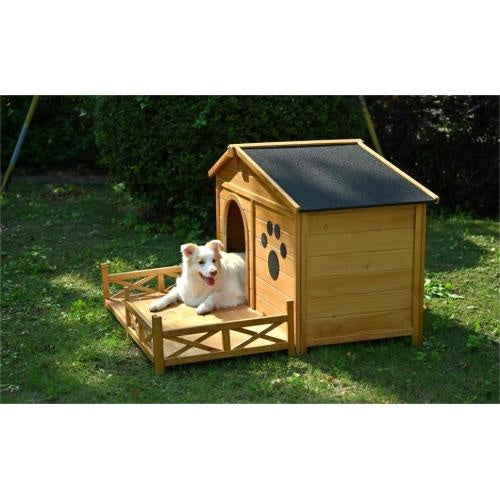 Crystal  Wooden Dog House