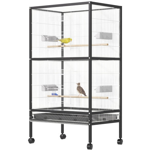 Crystal  Bird Cage And Accessories