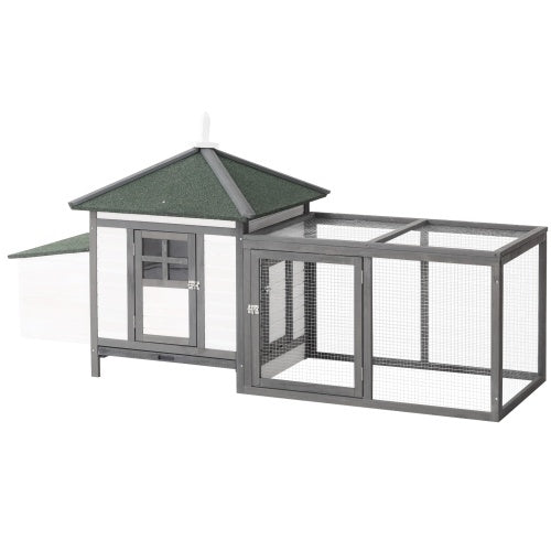Crystal Wooden Chicken Coop With Nesting Boxes