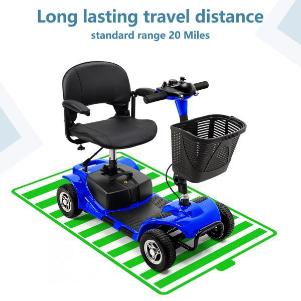 Crystal  Scooter With Basket And Extended Battery