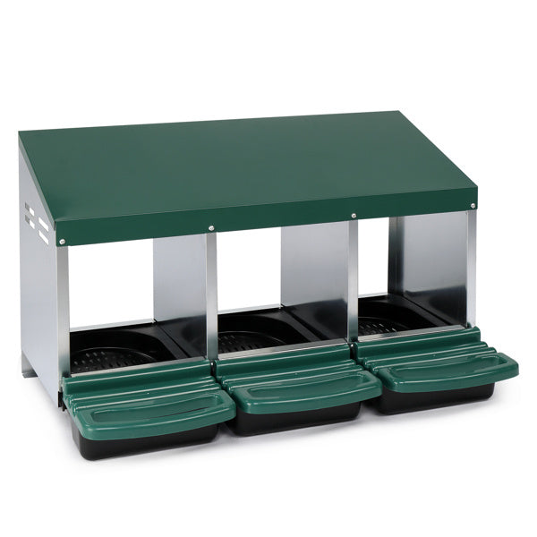 Crystal 3-compartment Chicken Feeding Trough
