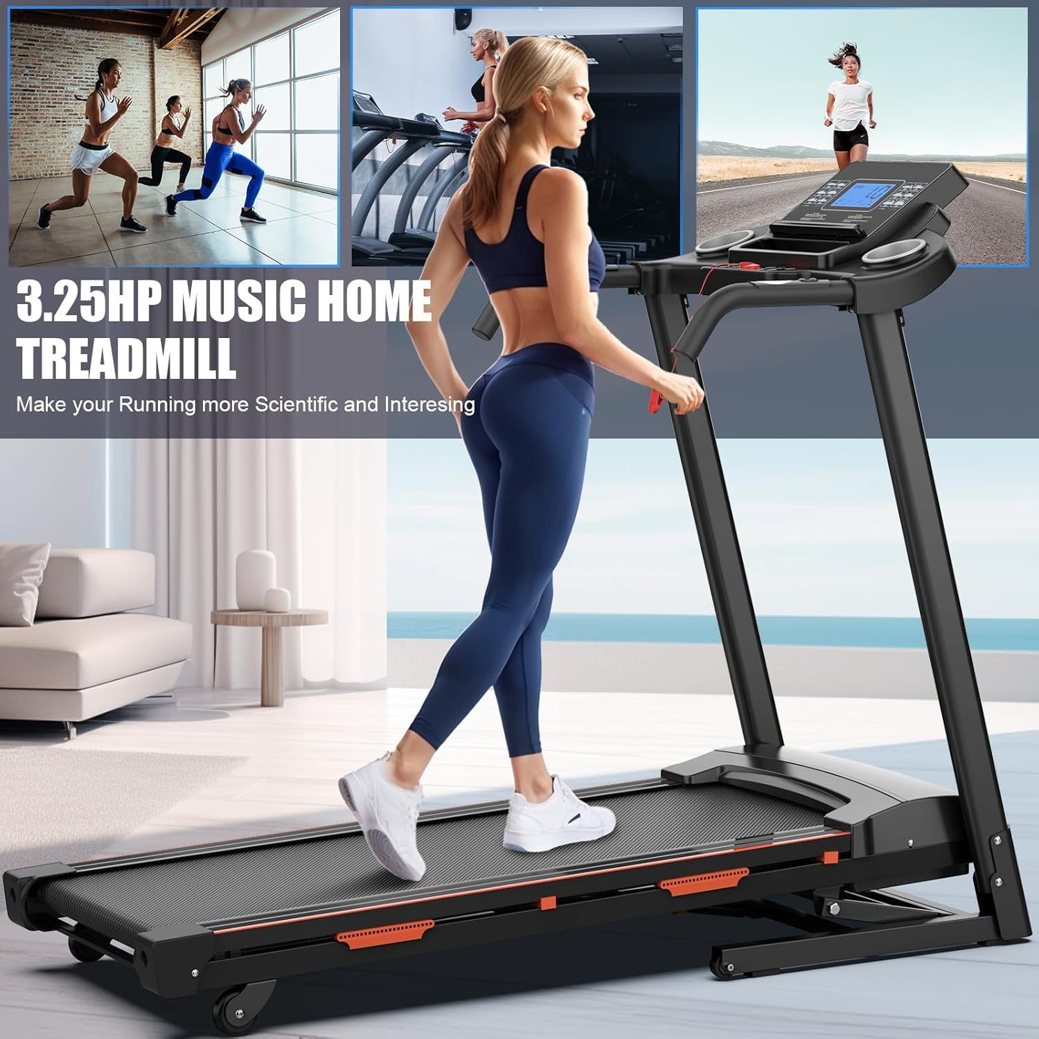 Crystal  Automatic Tilt Treadmill