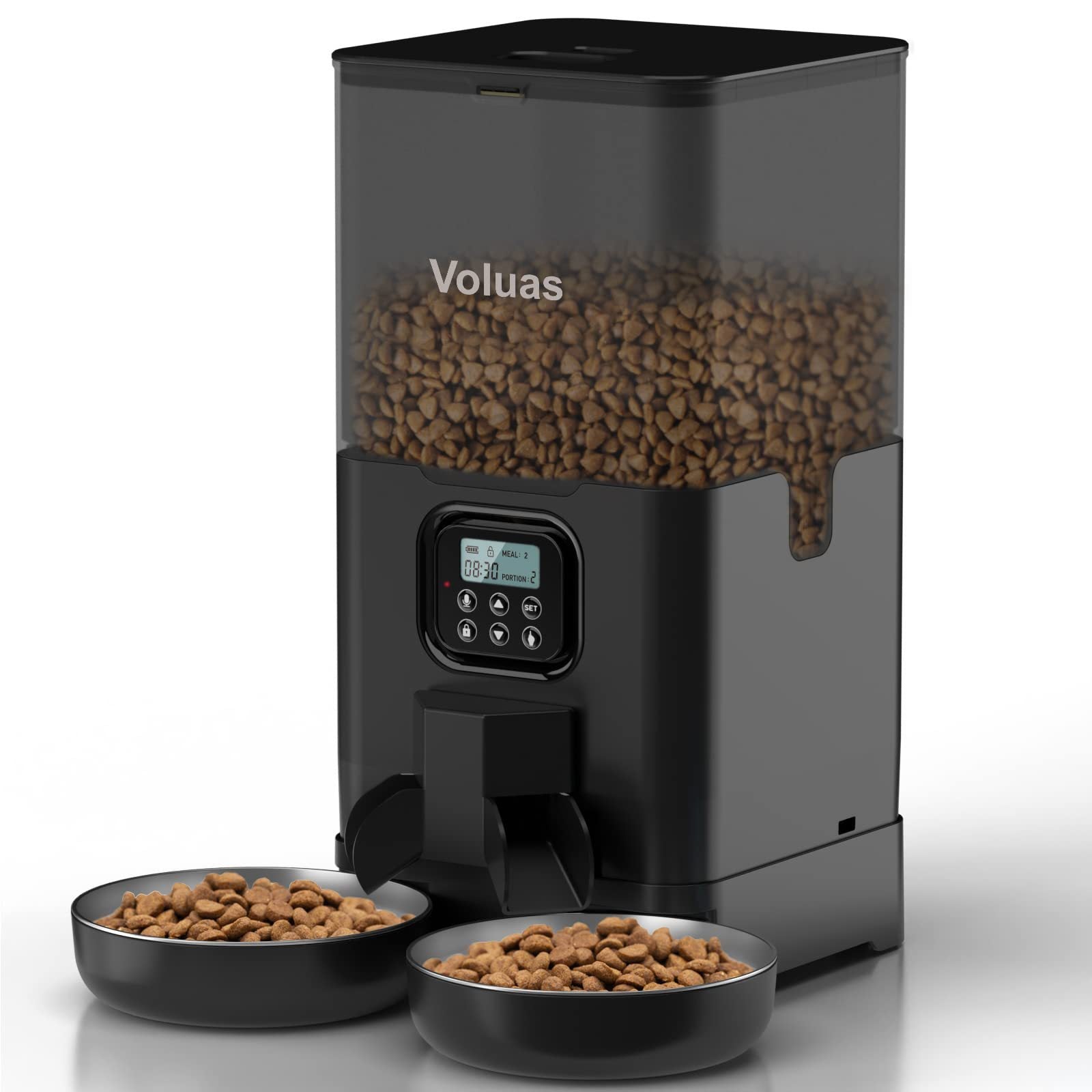 Crystal Pet Intelligent Automatic Double Meal Feeder