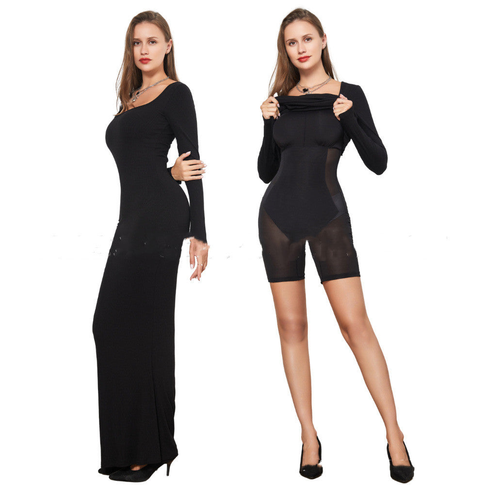 Two-in-one  Narrow Dress