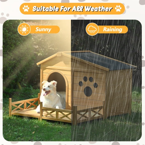 Crystal  Wooden Dog House