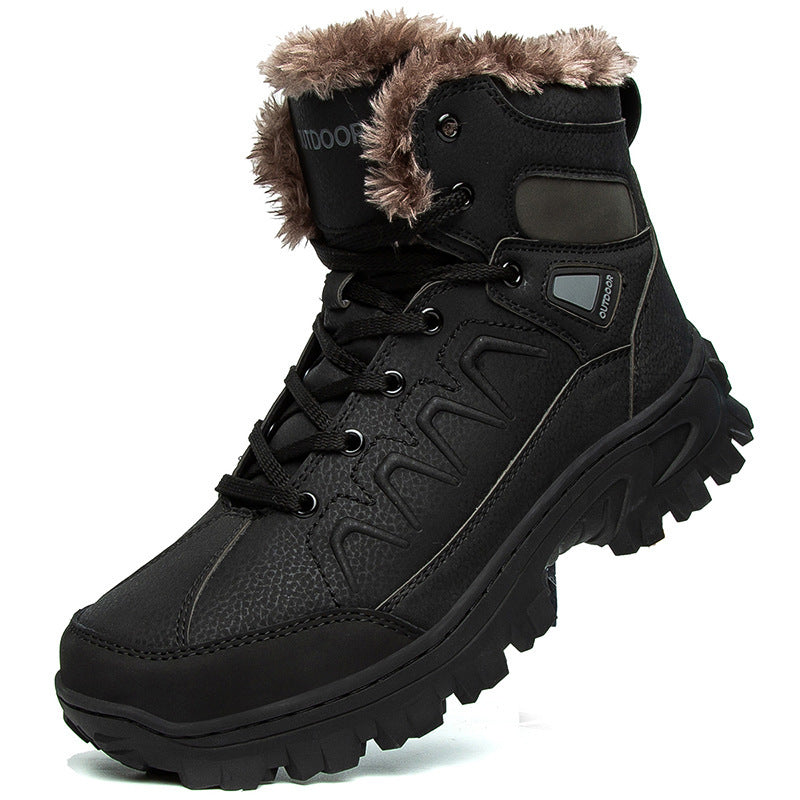Crystal Men's Plus Size Warm  Shoes