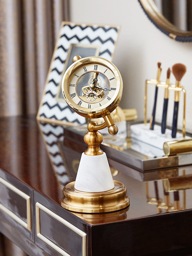 European Retro Table Clock