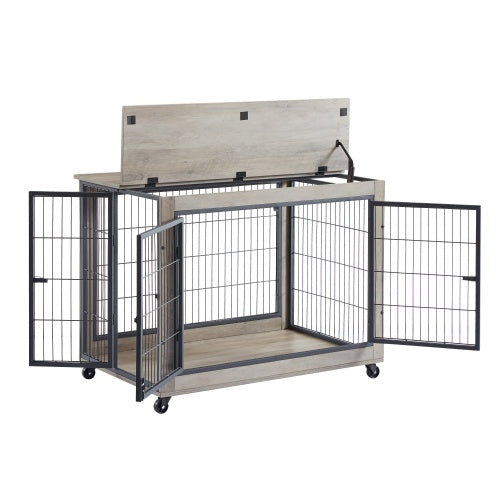 Crystal Dog Cage Side Table
