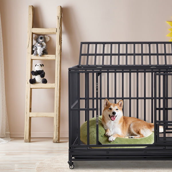 Crystal Square Tube Dog Cage