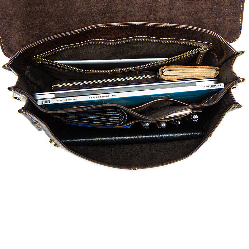 Crystal  Men's  Handbag