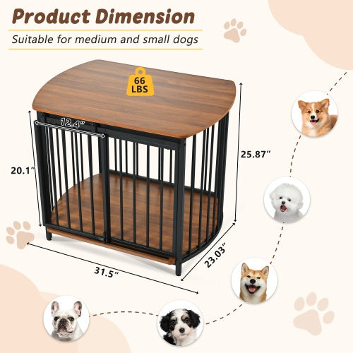 Crystal Dog Crate For Small And Medium Dogs