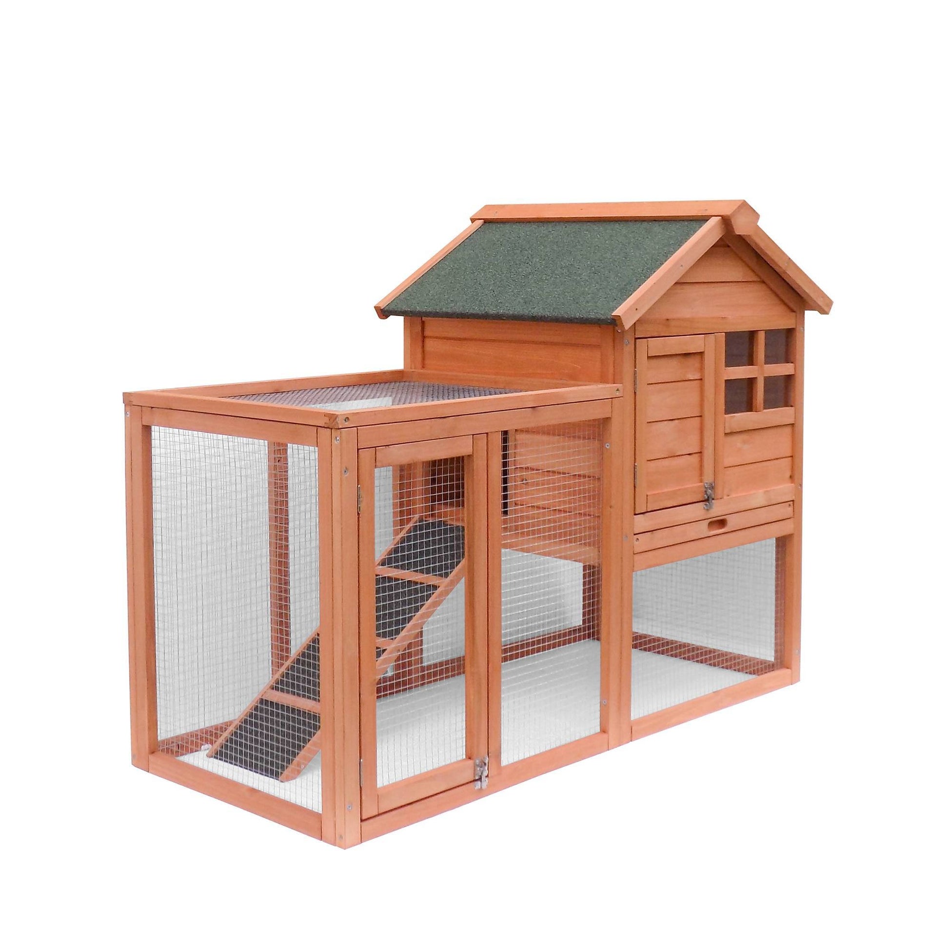 Crystal  Wooden Rabbit House &Chicken Coop Kennels
